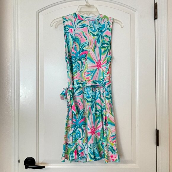 New Lilly Pulitzer XS Romper Rilla One In A Melon Stretch Knit NWT - Picture 3 of 10